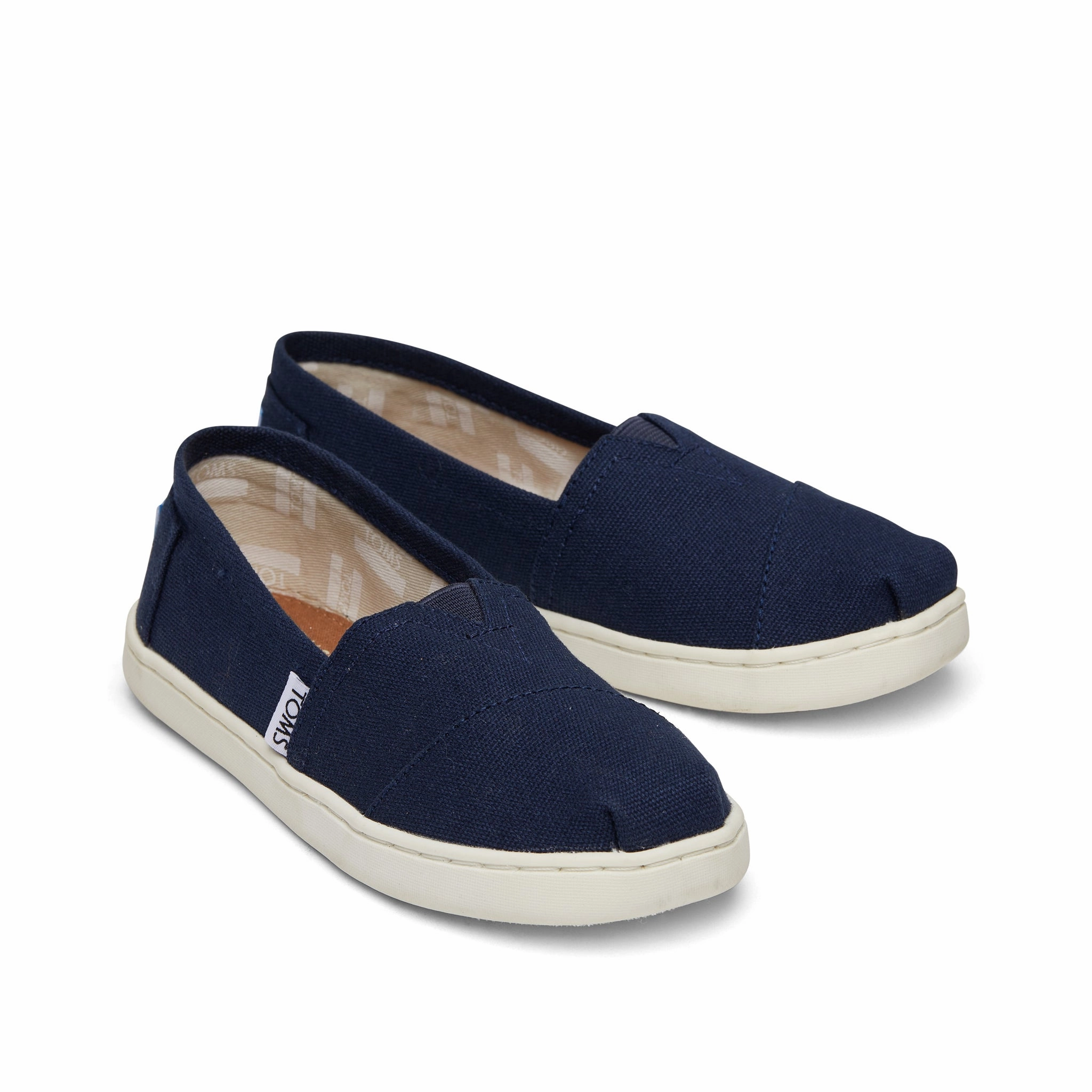 Youth Alpargata Navy Canvas Kids Shoe